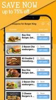 Free Coupons for Burger King poster