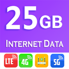 Daily 25 GB Internet Data App icon
