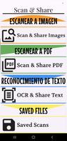 Scan & Share save pdf jpg OCR الملصق