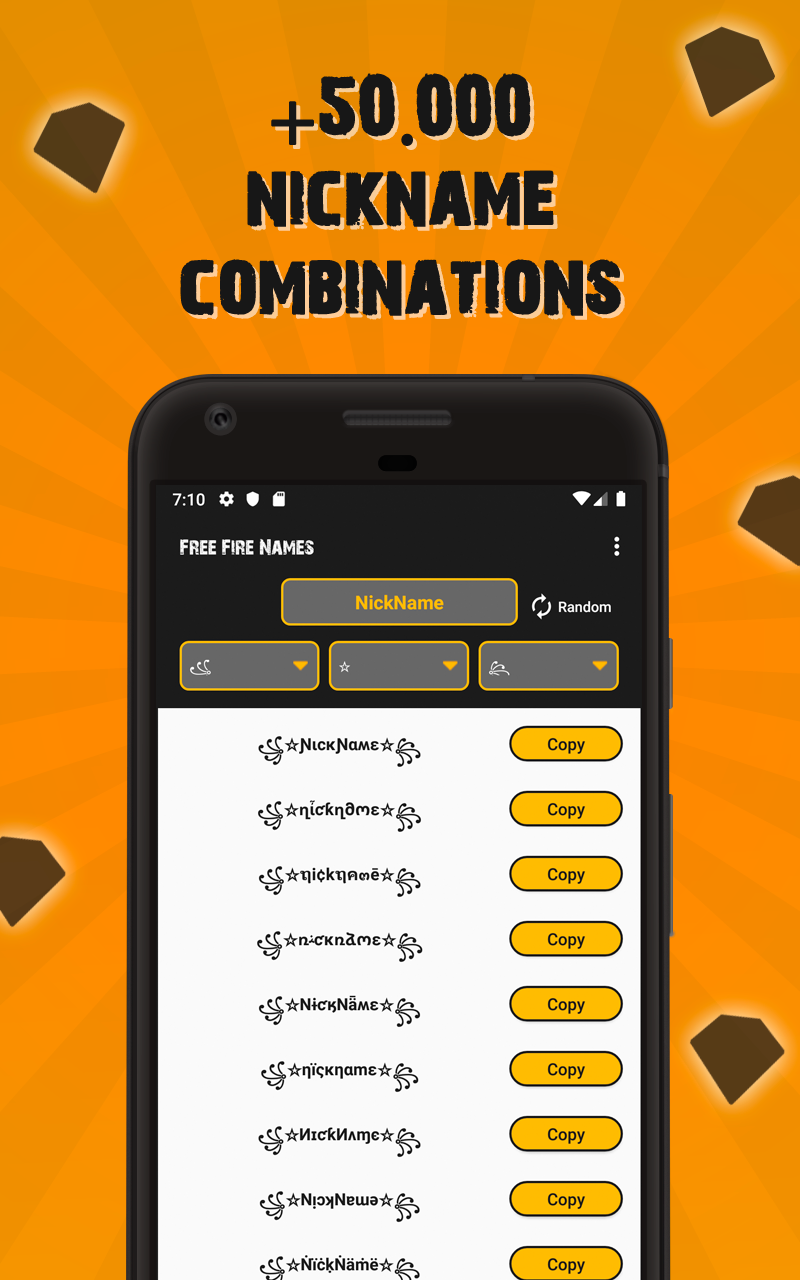 Name Creator For Free Fire - Nickname Generator for Android ... - 