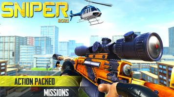 Sniper Pure: ガンマン ゲーム ゴン 3D 撃つ ポスター