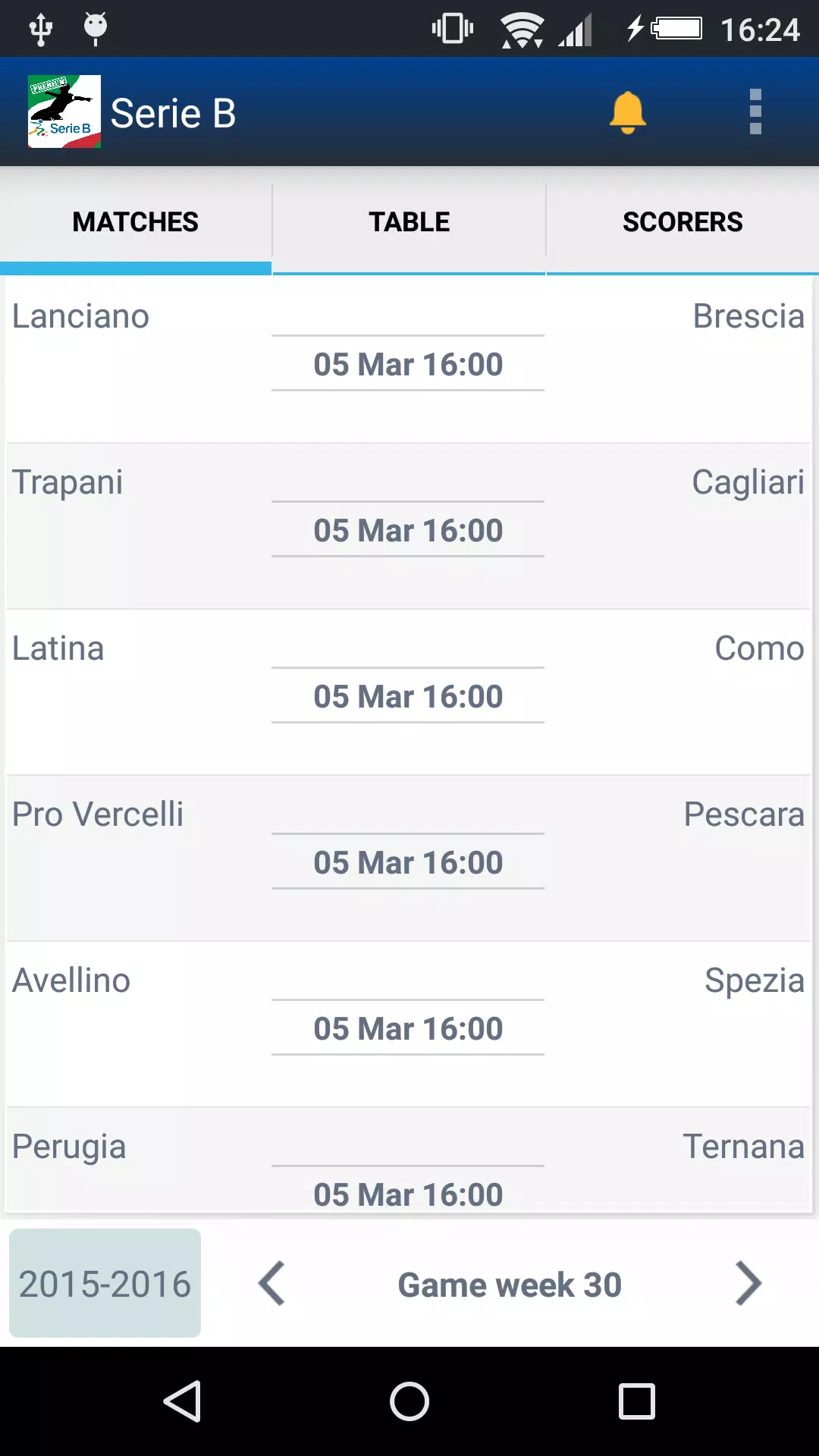Serie A / Serie B Calcio::Appstore for Android