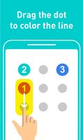 Connect dots puzzle game Affiche