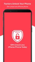 Free iPhone Sim Unlock - Unlock iPhone SIM IMEI Affiche