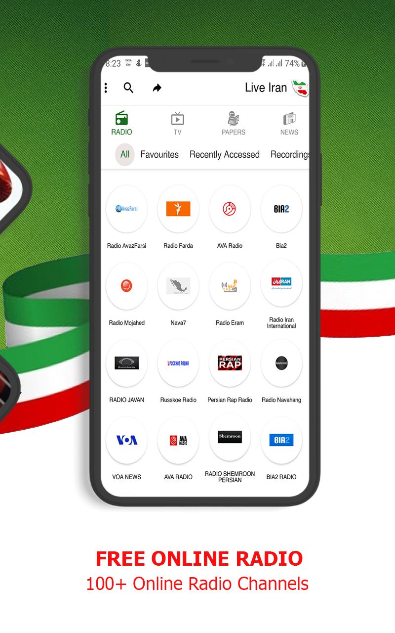 PERSIAN LIVE TV, 24x7 NEWS & ONLINE RADIO - IRAN for Android - APK Download