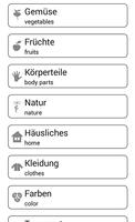 जानें और खेलो जर्मन शब्द स्क्रीनशॉट 2