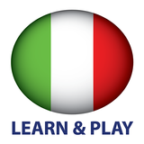 Apprenons et jouons italienne icône