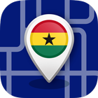 Offline Ghana Maps - Gps biểu tượng