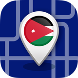 Offline Jordan Maps - Gps biểu tượng