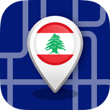 Offline Lebanon Maps - Gps biểu tượng