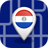 Offline Paraguay Maps - Gps navigation that talks icône