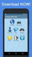 Offline Paraguay Maps - Gps navigation that talks Affiche