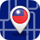 Offline Taiwan Maps - Gps أيقونة