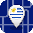 Mapas de Uruguay Gratis - sin internet ícone