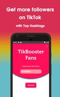 TikBooster - Fans & Followers & Likes & Hearts পোস্টার