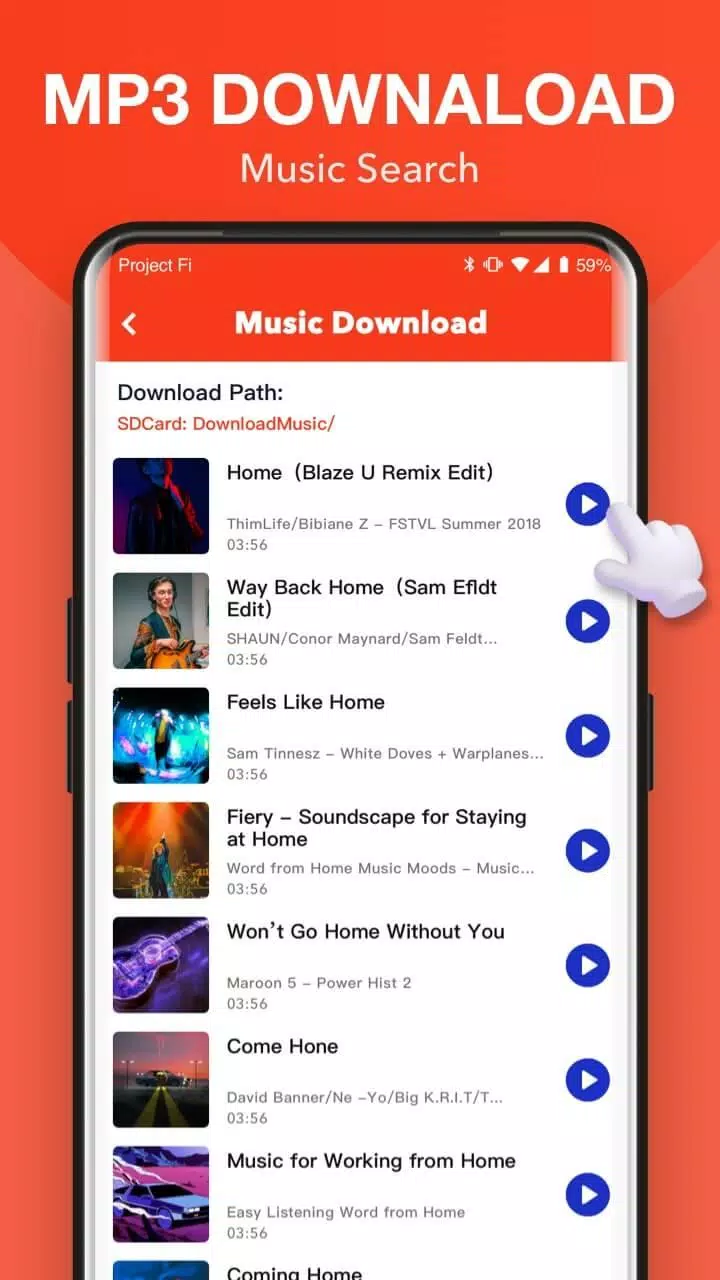 Descarga de APK de Descargar música gratis + Mp3 Music Downloader para  Android