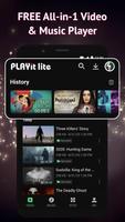 PLAY LITE - Ultimate Video/ Music Player No Ads capture d'écran 1