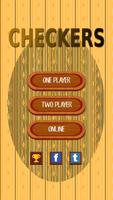 Checkers Multiplayer Online Free Affiche