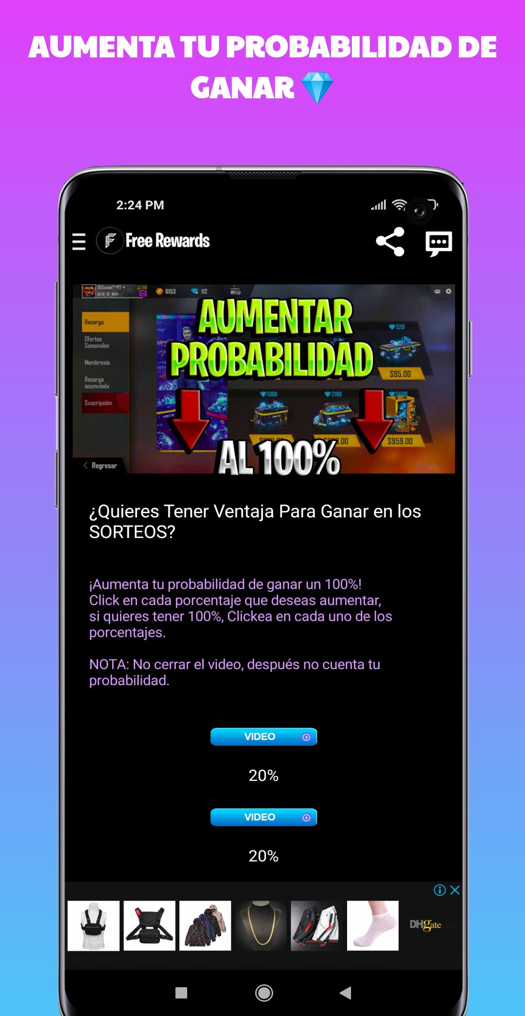 Freerewards Recompensas Para Free Fire For Android Apk Download