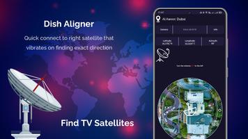 Satellite Tracker Dish Network Affiche