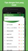 Stylish Text: Mengobrol dengan poster