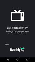 Live Football on TV Plakat