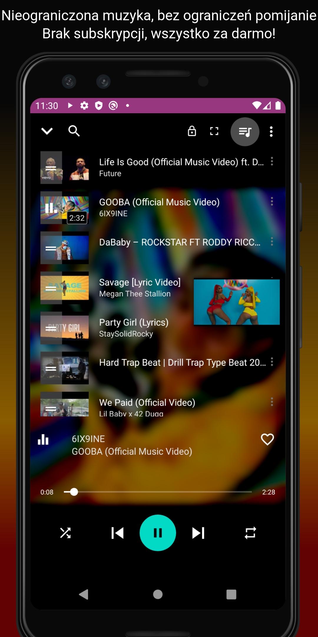 Free MP3 Downloader Music; Odtwarzacz YouTube for Android - APK Download