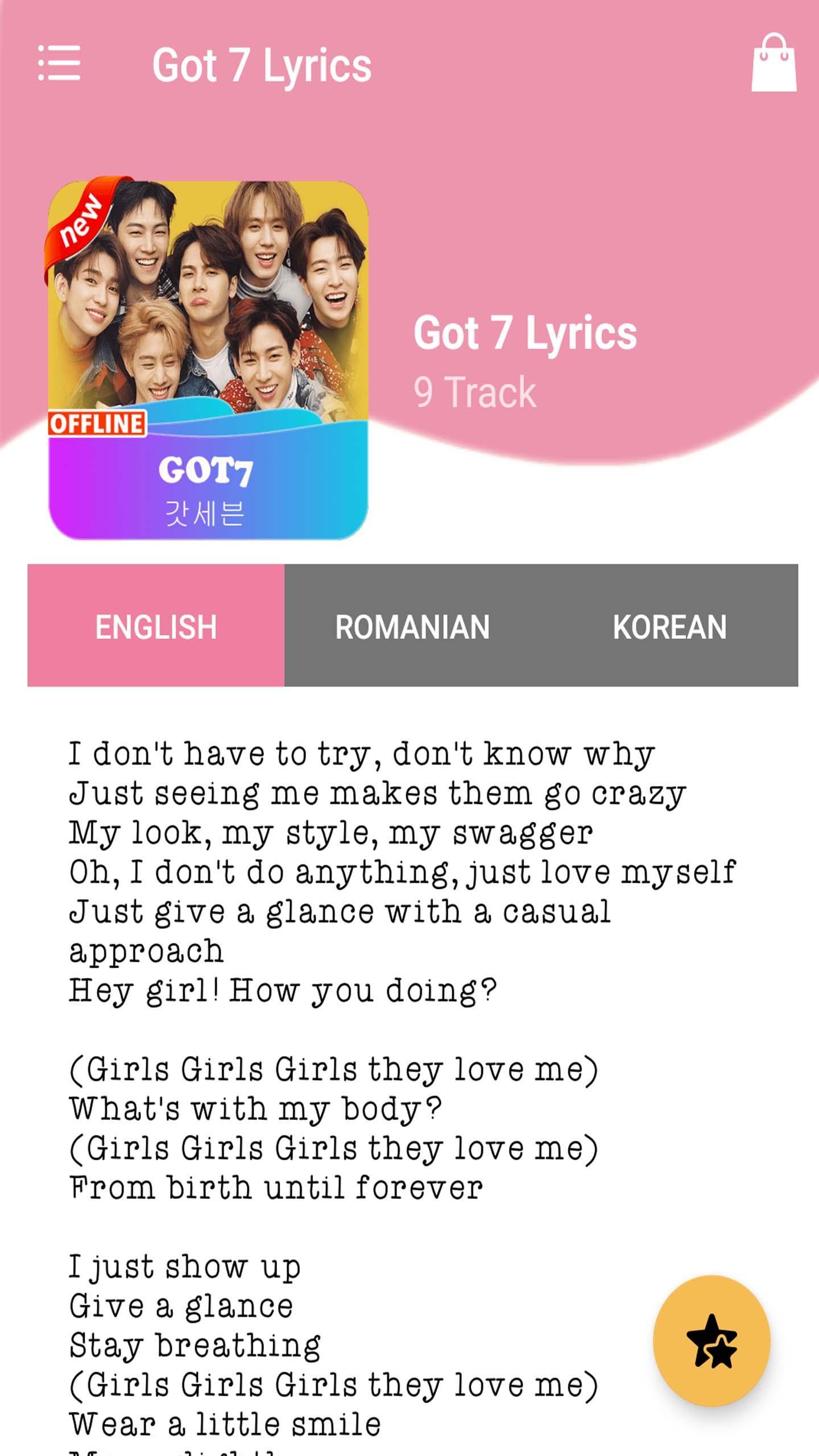 Got 7 Lyrics For Android Apk Download Got 7 Lyrics For Android Apk Download