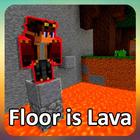 Mini-game for minecraft floor is lava ícone