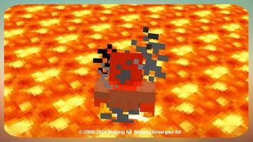 Mini-game for minecraft floor is lava Cartaz