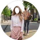 Girls Street Fashion Montage simgesi
