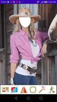Selfie Photo Editor Cow Girl Plakat