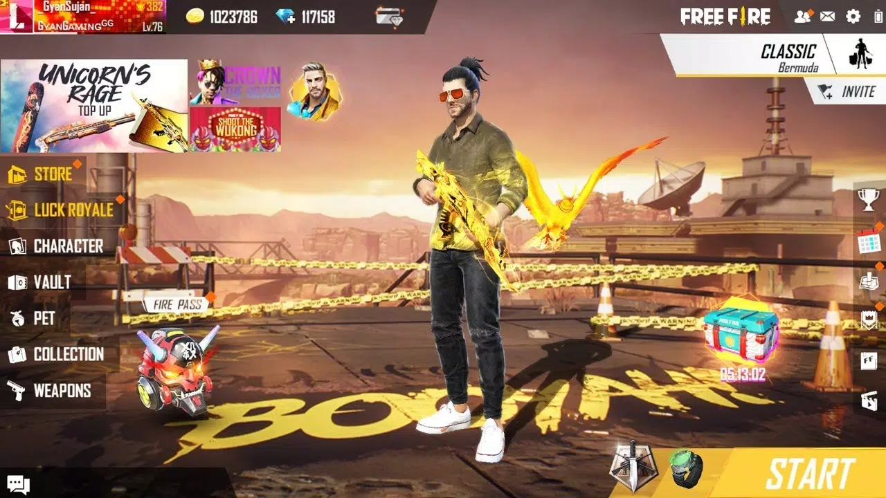 Free Fire Advanced Server APK para Android - Download