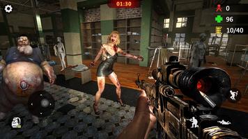 Zombie Trigger 3D Gun Shooter Ekran Görüntüsü 1