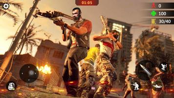Zombie Fire: Jeux d'arme à feu Affiche