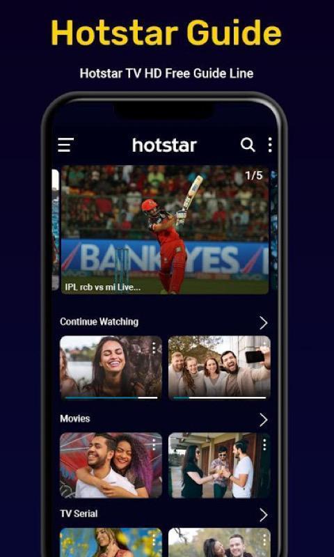 Hotstar Live Tv Shows Free Hotstar Cricket Guide APK for Android Download