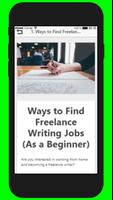 Freelance Writing Jobs स्क्रीनशॉट 1