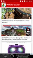 VR montagnes russes 360 Affiche