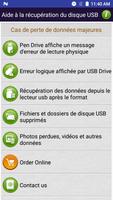 Récupération de données du lecteur USB French Help Poster