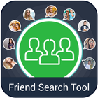 Friend search tool for Social Media आइकन