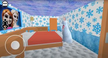 Frozen Granny Ice siren head 4 الملصق