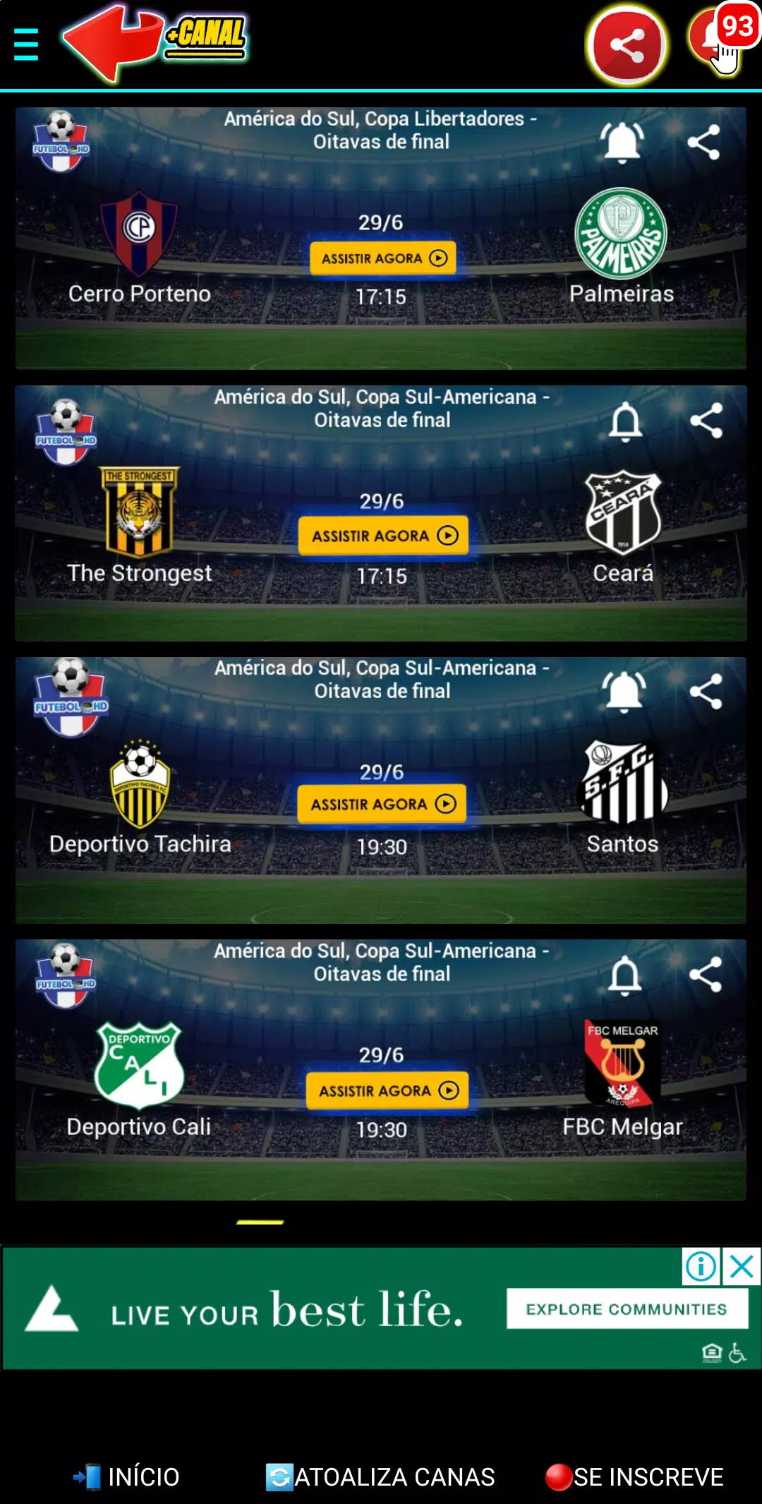 Assistir Futebol Ao Vivo Online - Futeleiros APK for Android Download