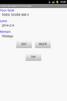 DateCalcToYourGoal capture d'écran 2