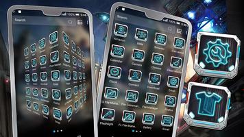 Future City Launcher Theme screenshot 1