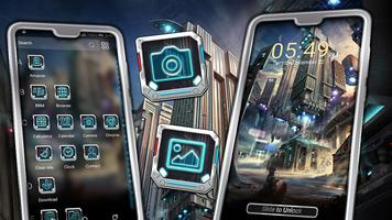 Future City Launcher Theme screenshot 2