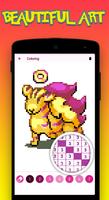 Color By Number Pokes Legendary Monsters 截图 3