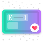Fuchsia KWGT - Gradient Based  ikona