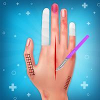 X ray Body Scanner Doctor Game পোস্টার