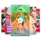 Full Screen Video Status & Share Chat icon