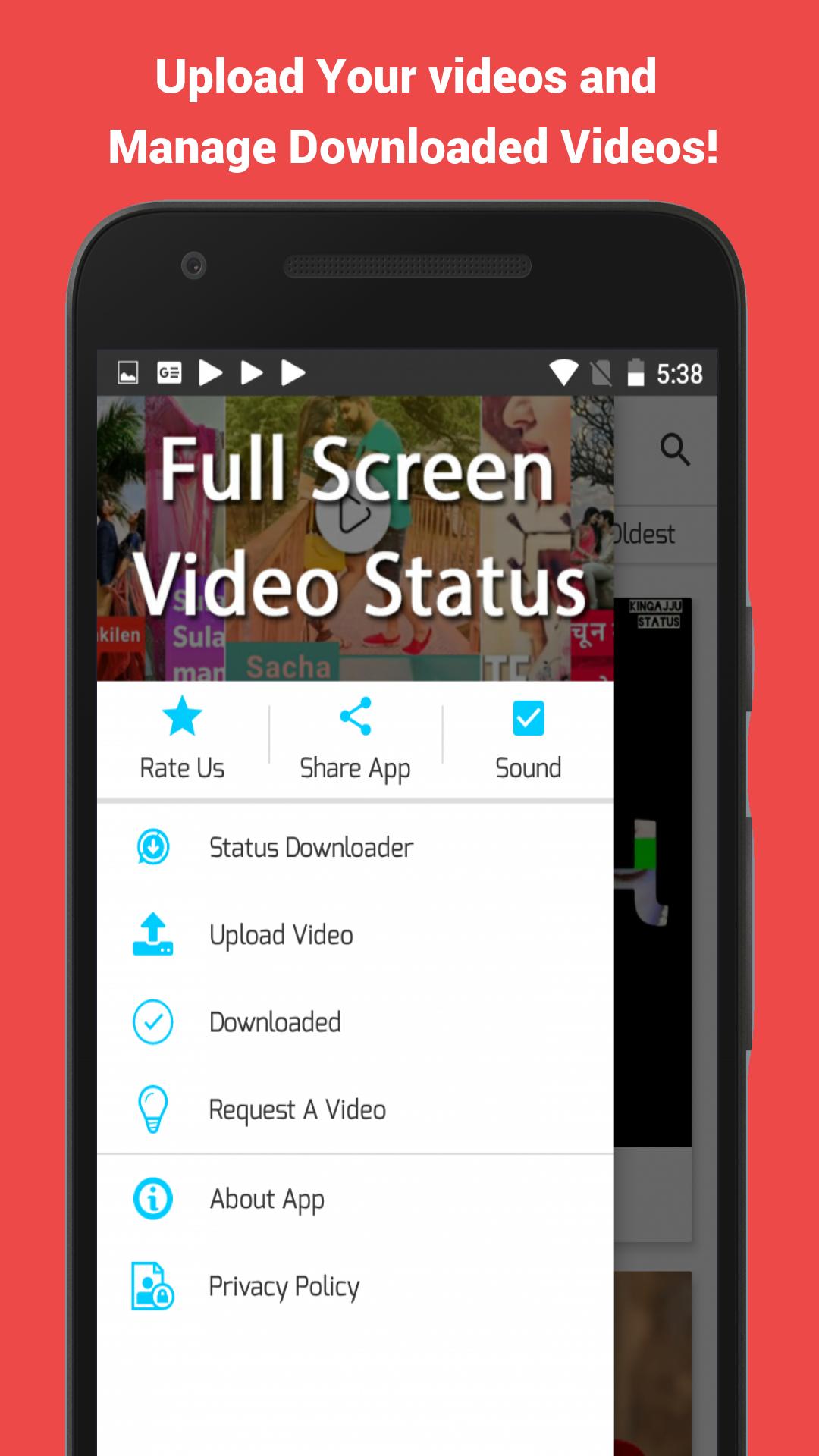 Full Screen Video Status Share Chat For Android Apk Download